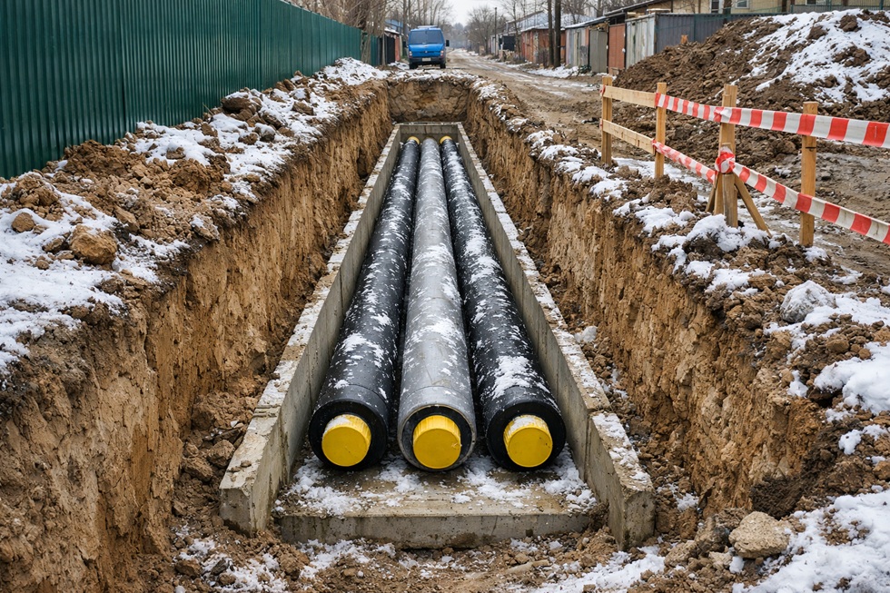 Строительство инженерных коммуникаций для водоснабжения и газоснабжения